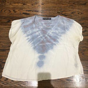 Patternson J Krincaid Short Sleeve Tye Dye Blouse